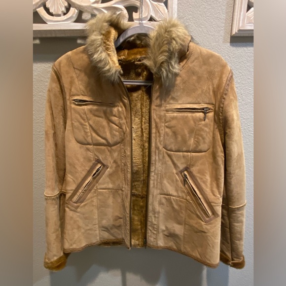 NWOT Genuine Leather Jacket - Picture 7 of 10